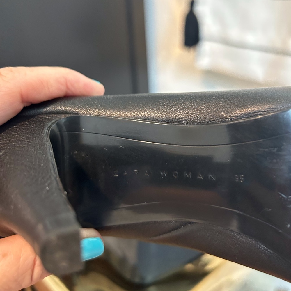 NWOT Zara Woman black boots - Picture 5 of 8